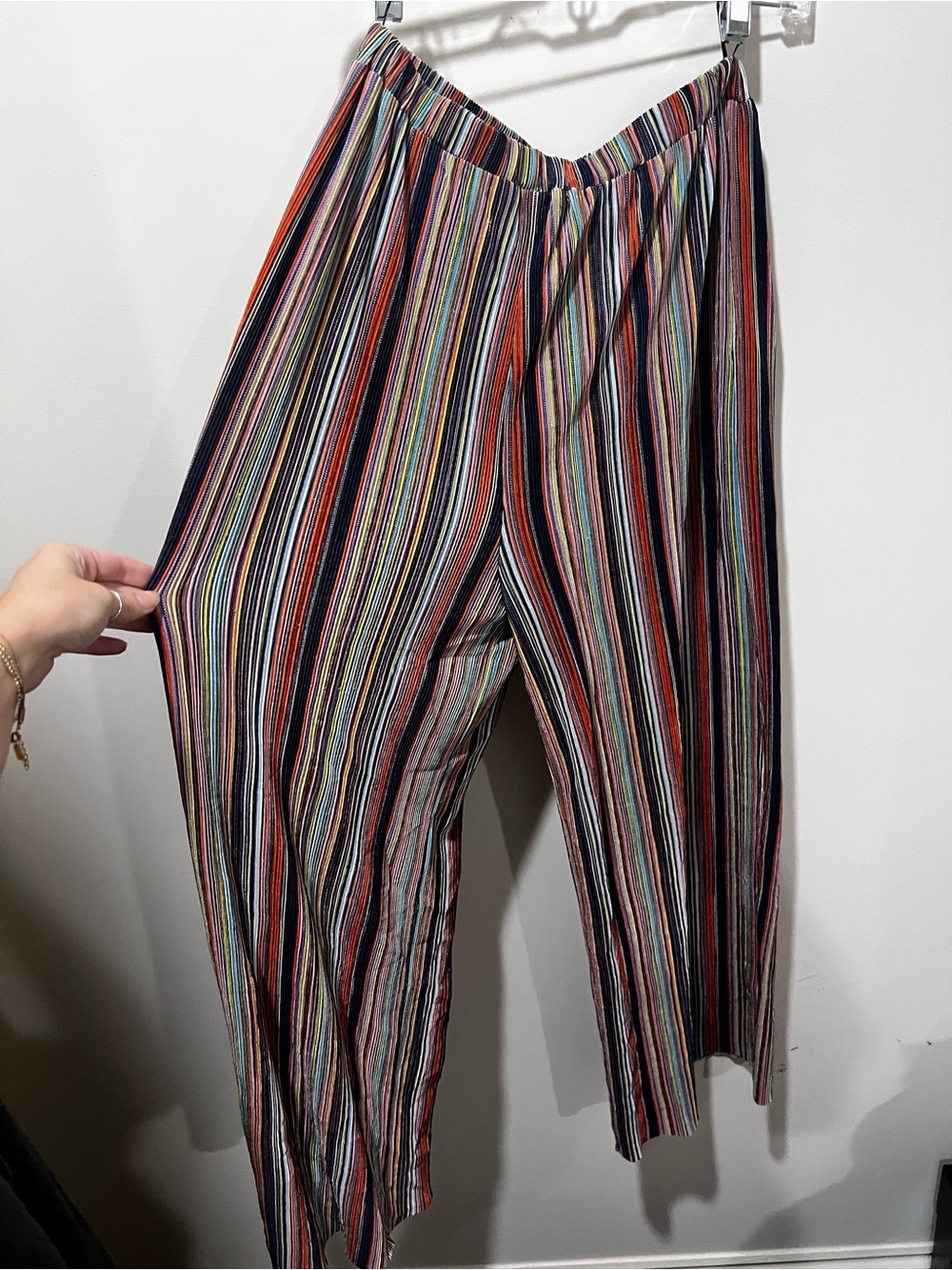 19 Cooper Multicolor Vertical Stripe Joggers